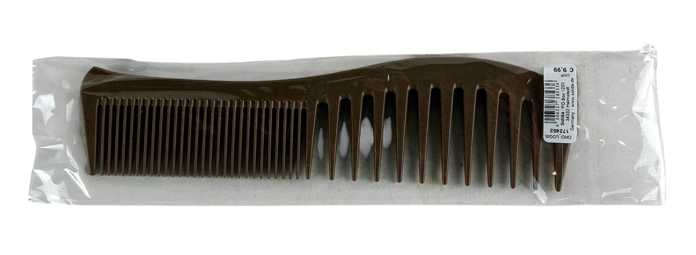 haarkam bruin dubbel promo stockverkoop kammen/haarborstels